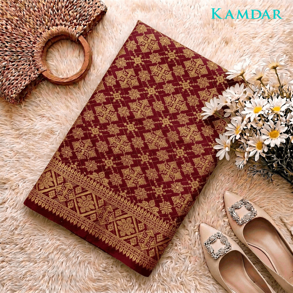 KAMDAR - Kain Songket Sri Rembulan Premium (2m/4m)