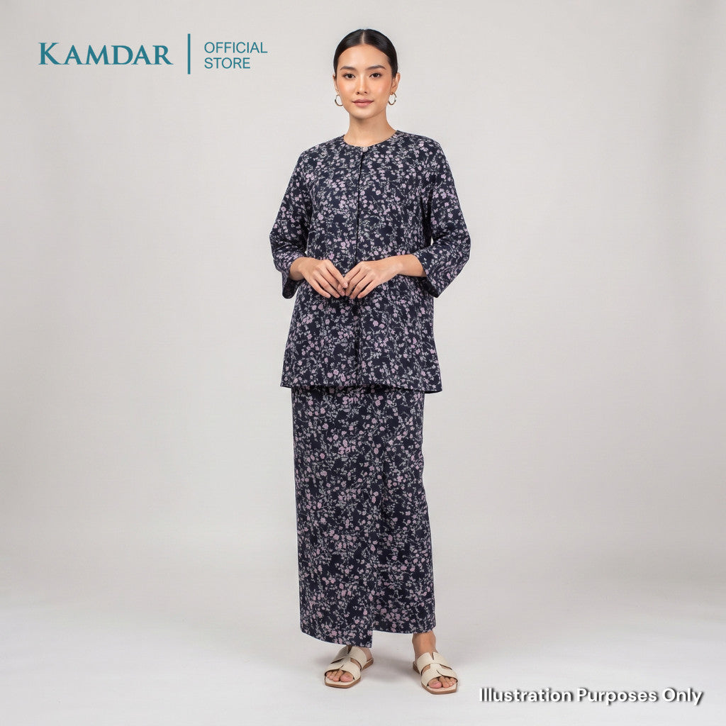 KAMDAR – Rosalina Cotton Poplin Prints Kain Pasang | Corak Bunga Premium | 2M / 4M