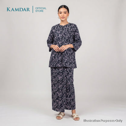 KAMDAR – Rosalina Cotton Poplin Prints Kain Pasang | Corak Bunga Premium | 2M / 4M