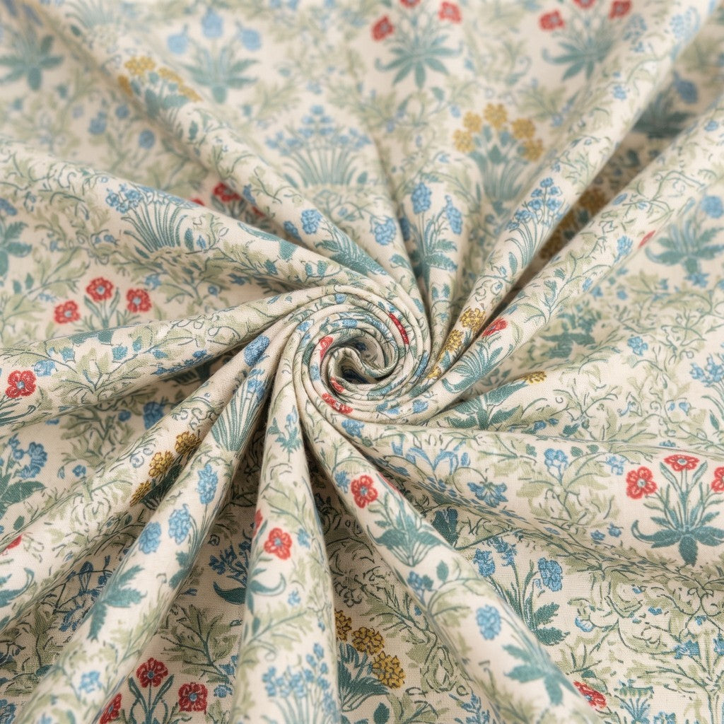 KAMDAR – Rosalina Cotton Poplin Prints Kain Pasang | Corak Bunga Premium | 2M / 4M