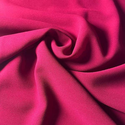 KAMDAR - Open Meter Rose Silk Chiffon Satin Bidang 58" 100% Polyester Kain Viral Lembut Untuk Shawl Dress