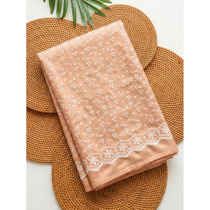 KAMDAR – Seri Mawar Cotton Cambric White Embroidery