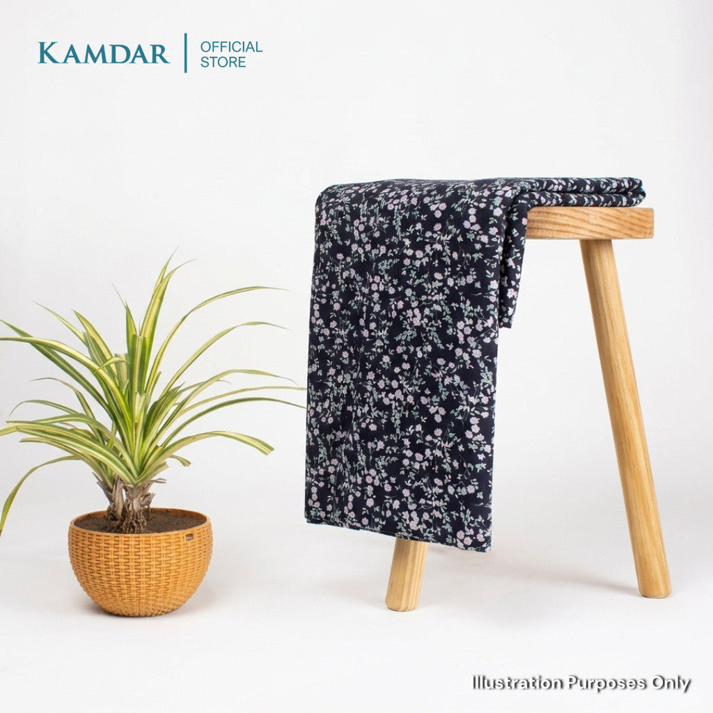 KAMDAR – Rosalina Cotton Poplin Prints Kain Pasang | Corak Bunga Premium | 2M / 4M