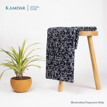 KAMDAR – Rosalina Cotton Poplin Prints Kain Pasang | Corak Bunga Premium | 2M / 4M