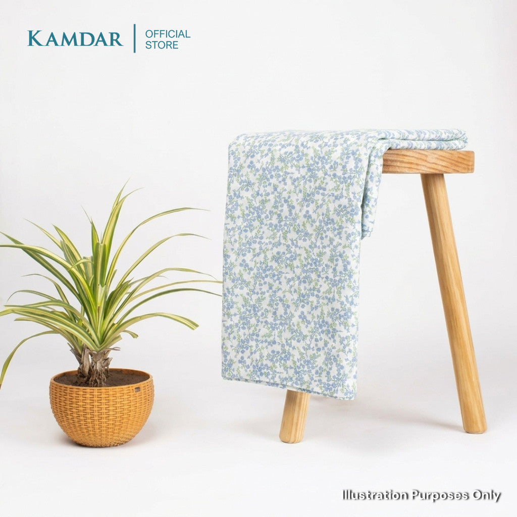 KAMDAR – Rosalina Cotton Poplin Prints Kain Pasang | Corak Bunga Premium | 2M / 4M