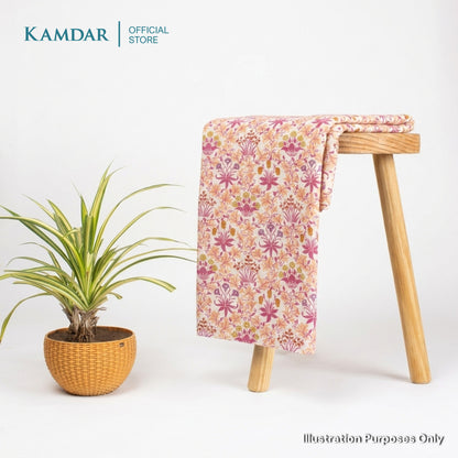 KAMDAR – Rosalina Cotton Poplin Prints Kain Pasang | Corak Bunga Premium | 2M / 4M