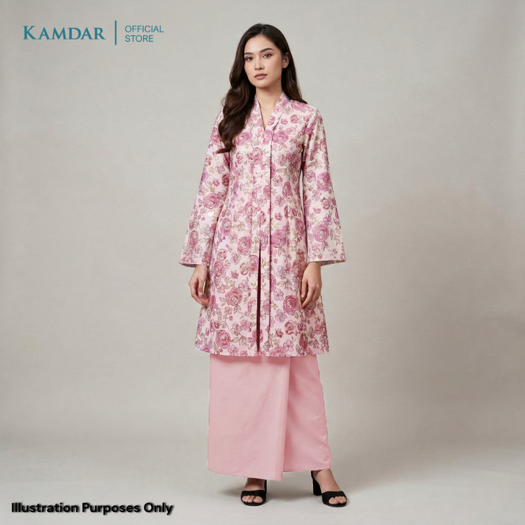 KAMDAR – Elise Baju Kebaya Moden Wanita | Skirt Kosong Elegan | Set Baju Kebaya Premium Untuk Wanita | Saiz S-3XL