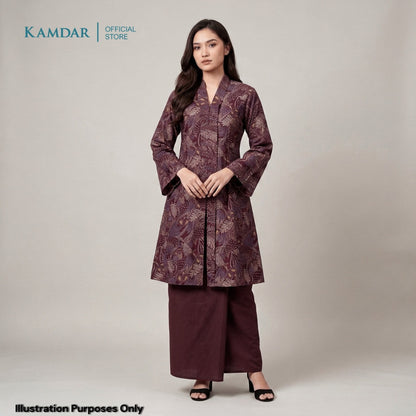 KAMDAR – Elise Baju Kebaya Moden Wanita | Skirt Kosong Elegan | Set Baju Kebaya Premium Untuk Wanita | Saiz S-3XL