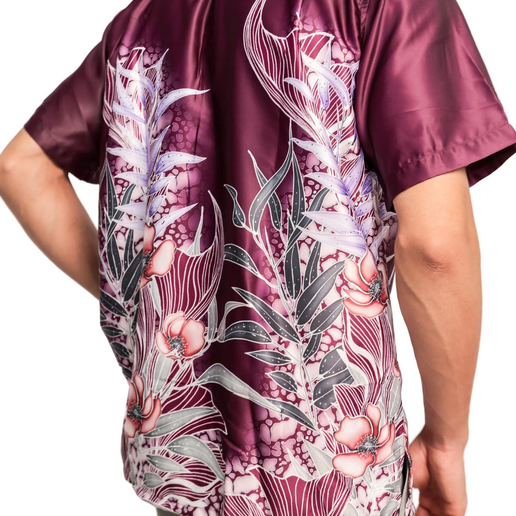 Batik Print Short Sleeve Men