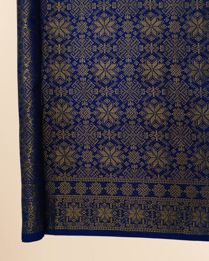 Metallic Silver Songket 44"
