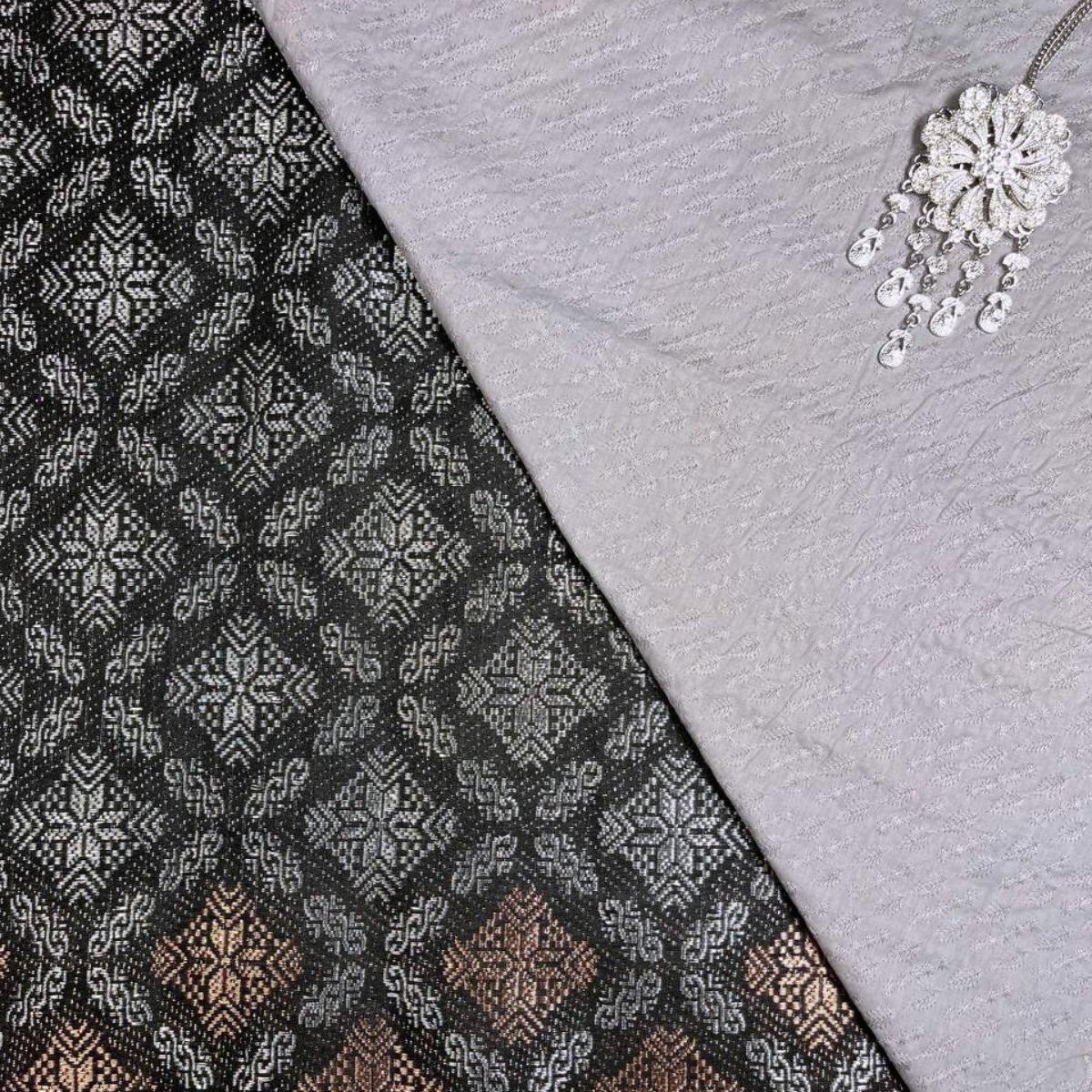 Songket + Set Combo Sulaman Cotton/Meter Terbuka 