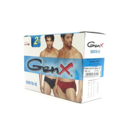 Pakaian Dalam Lelaki KAMDAR GENX GUSTO Ringkas I/E 2 Keping/Pek Fabrik Kapas