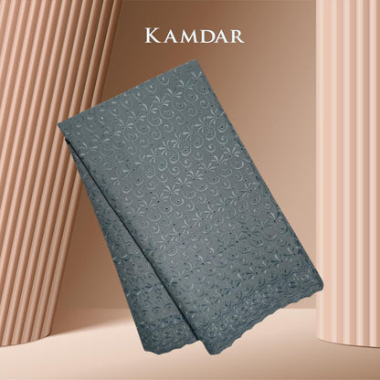 Ring Cut Border TC Embroidery Bidang 44'' Open Meter Cotton Cambric Chikan Moden Raya 2024 Kain PasangModen Terbaru 2024 Style Murah Estetika bergaya Raya Tema Raya Baju Kurung Terlaris Sof 