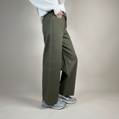 Ladies Pants with Elastic Waistband