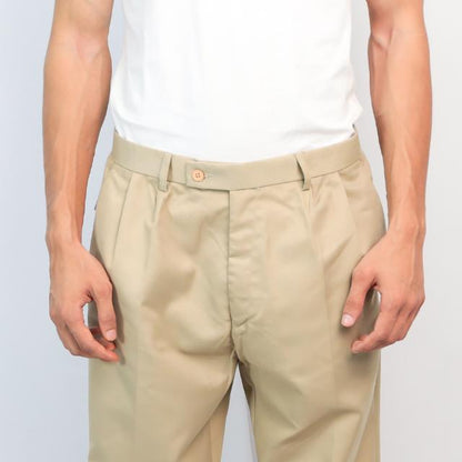 Men Regular Fit Slack in Brown