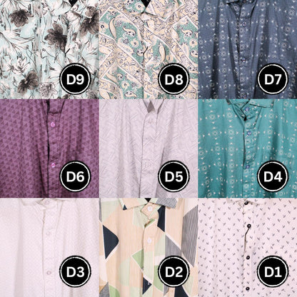 Men Short Sleeve Printed Shirt