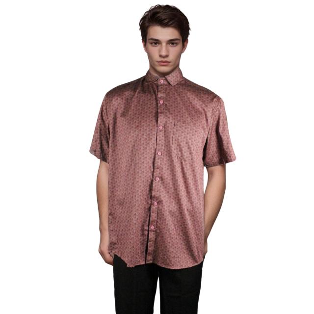 Men Short Sleeve Printed Shirt