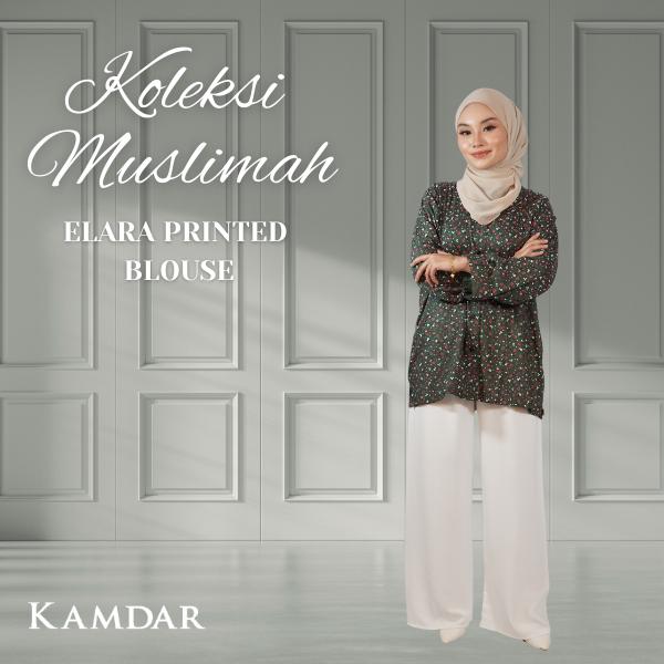Elara Printed Blouse
