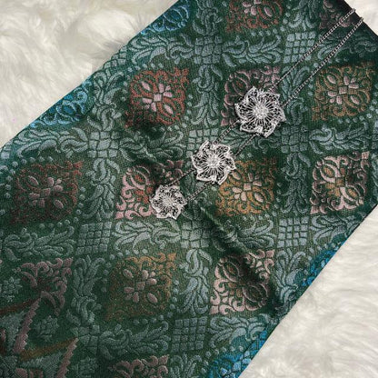 Misteri Alam Metallic Songket 44"