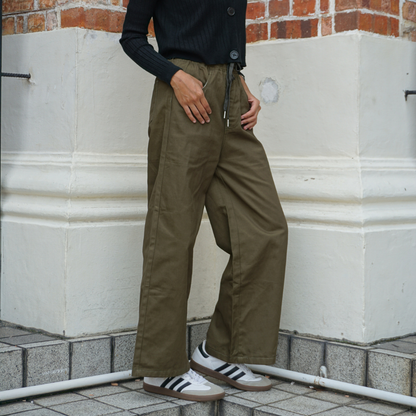 Ladies Pants with Elastic Waistband