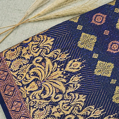 Royal Border Metallic Songket 44"