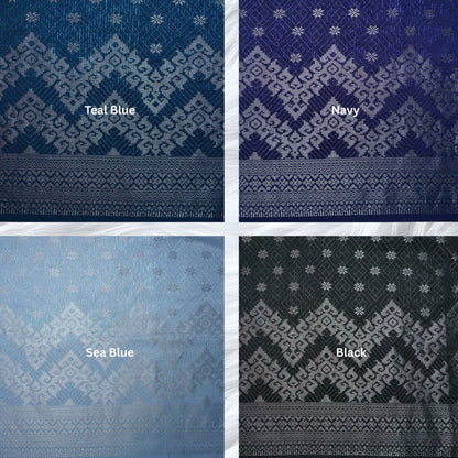 Senja Raya Songket Metallic 44"