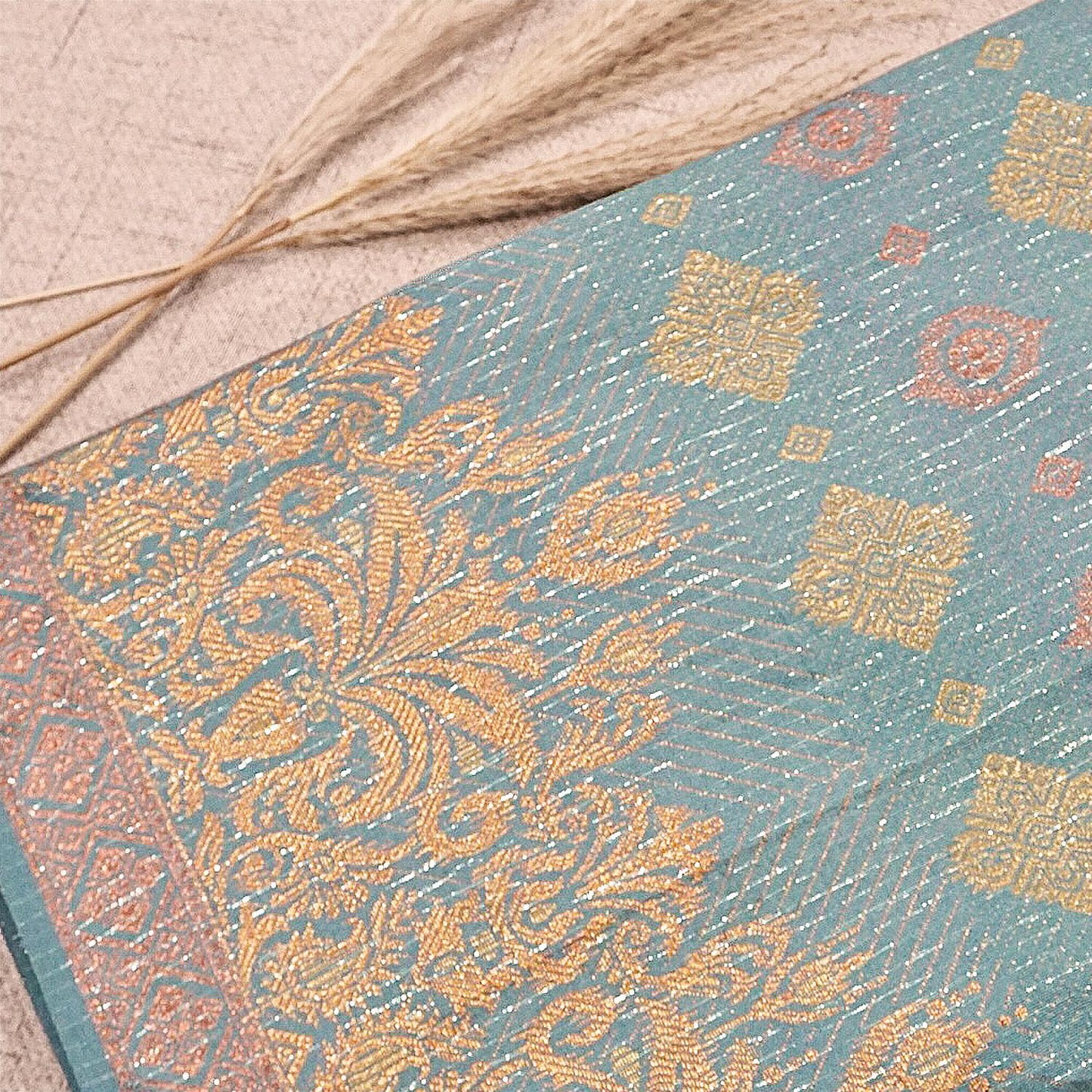 Royal Border Metallic Songket 44"