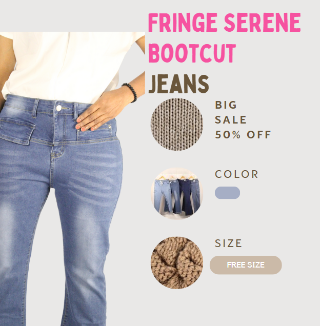 Fringe Serene Bootcut Jeans