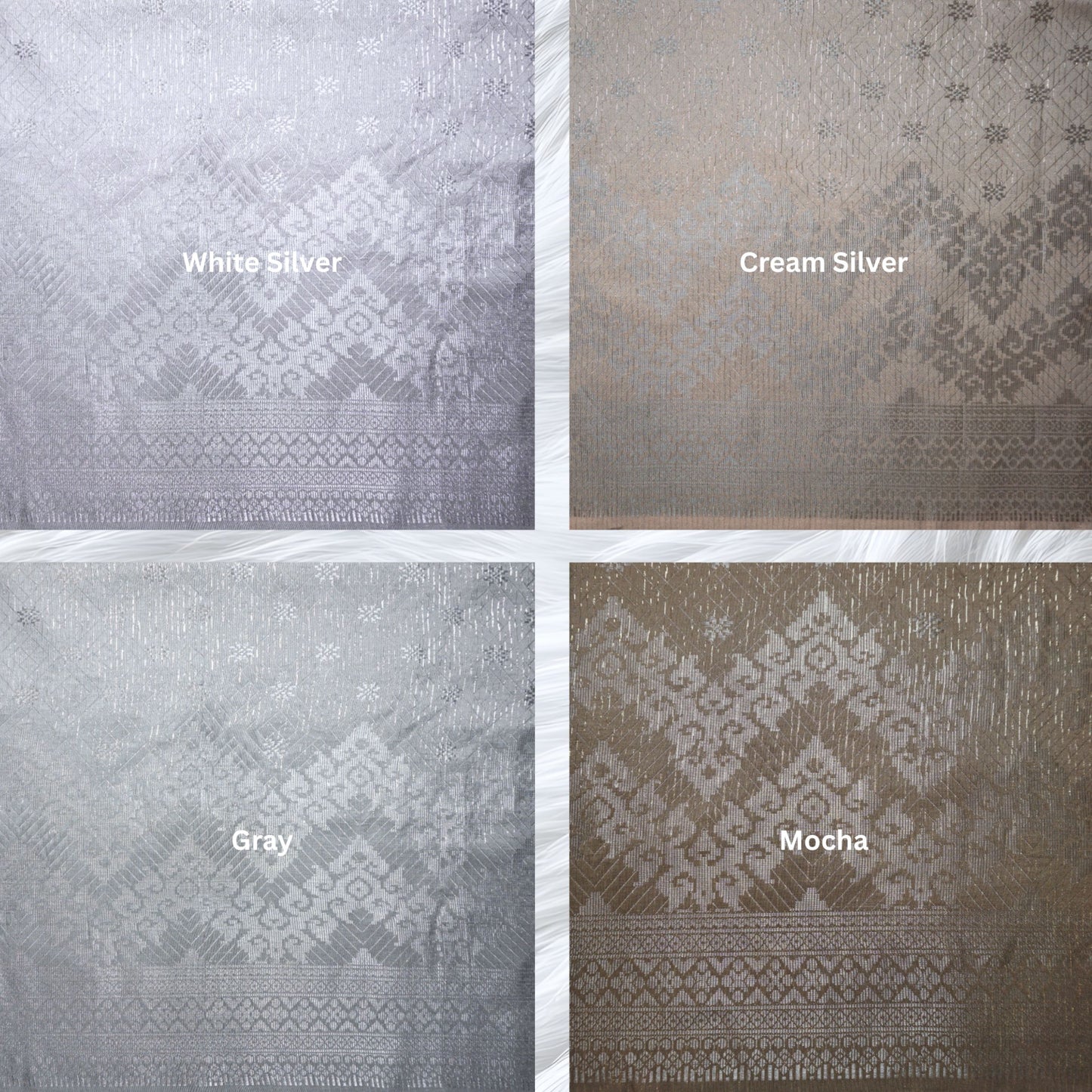 Senja Raya Songket Metallic 44"