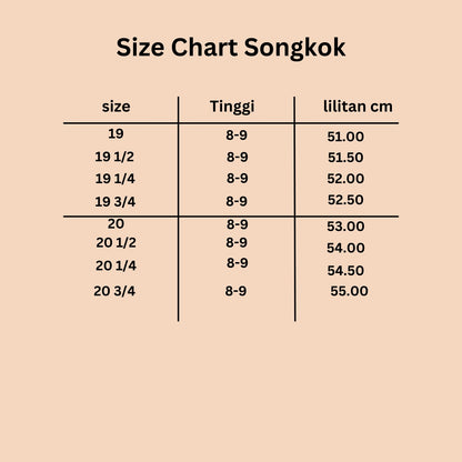 Songkok Kanak - Kanak Lelaki