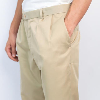 Men Regular Fit Slack in Brown