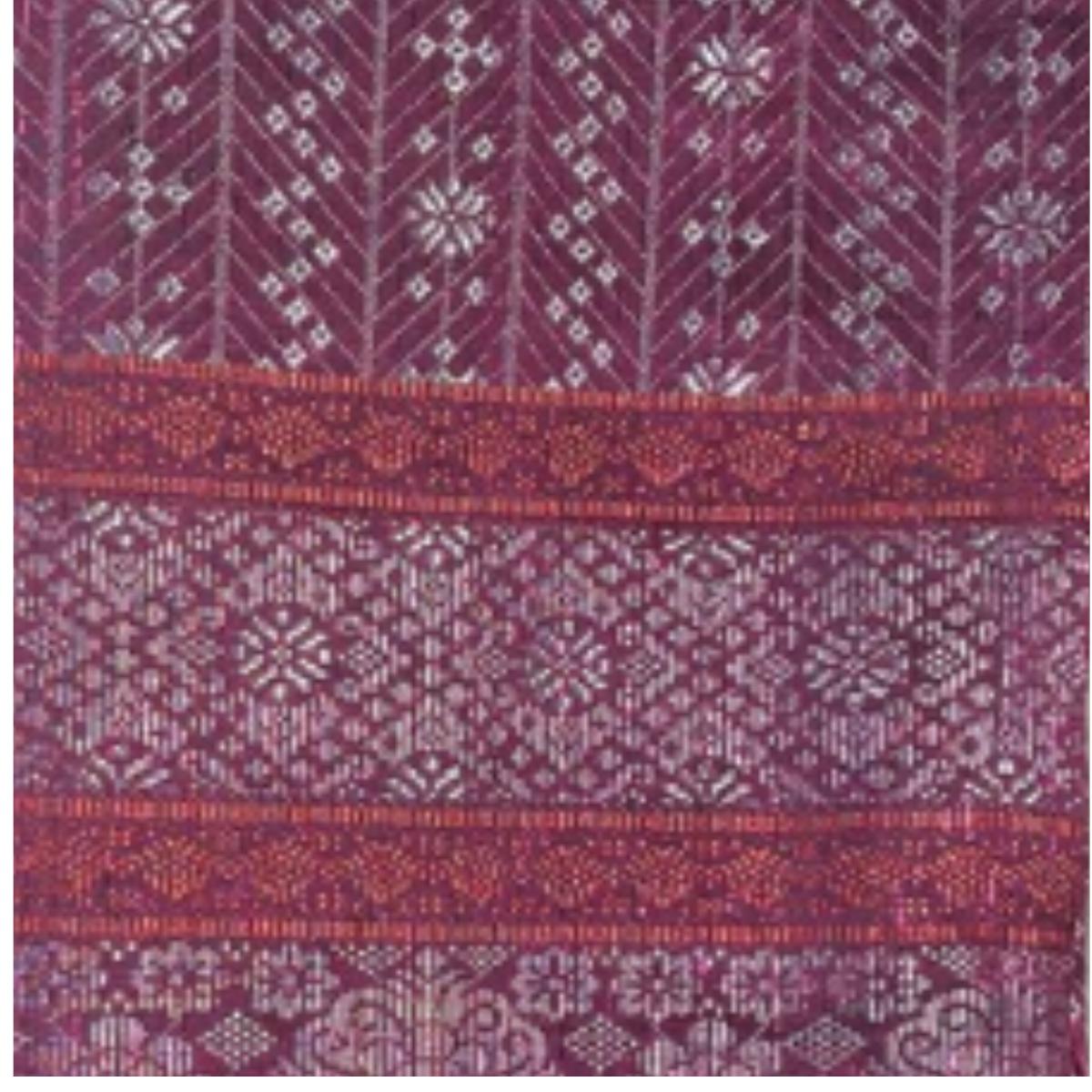 Deep Metallic Songket 44"