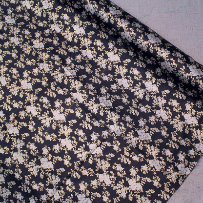 Sakura Floral Metallic Jacquard 44''