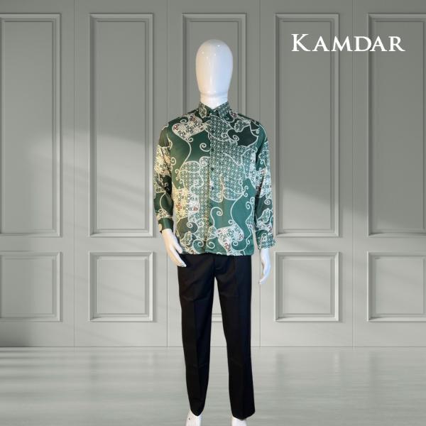 Rosita Long Sleeve Satin Batik Shirt