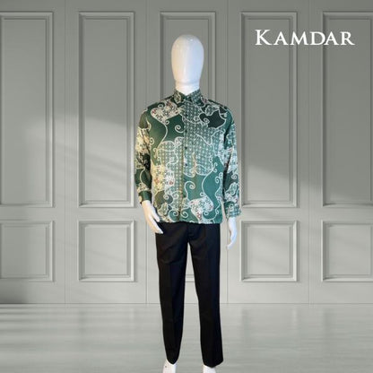 Rosita Long Sleeve Satin Batik Shirt