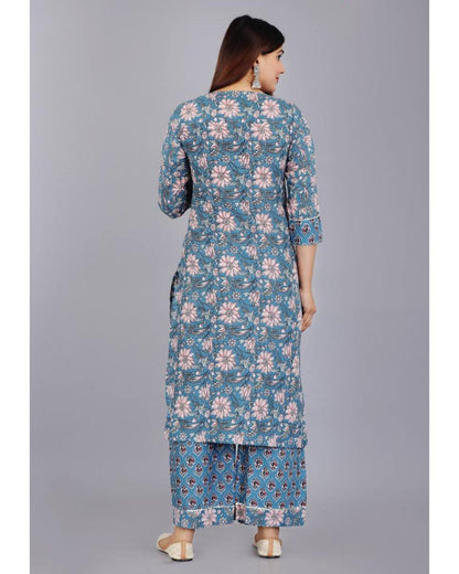 Athiya Premium Cotton Kurti Set With Dupatta