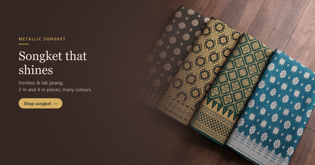 Songket that shines — Shop songket