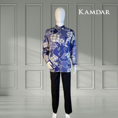 Rosita Long Sleeve Satin Batik Shirt