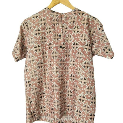 KAMDAR Printed Kurti/Top With Mandarin Collar 3 Button for Women (M-3XL) Plus Sizes Gaya Kasual Lengan Trendy &amp; Selesa Kurti Murah