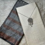 Cotton Chikan Embroidery with Songket Combo Set