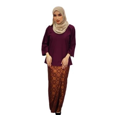Kamdar: AYRA KURUNG KEDAH SONGKET (SIZE S - XL) UNTUK PAKAIAN MUSLIMAH KAIN POLYCOTTON BAJU BERBALOI RAYA 2024 Wanita 