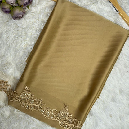 Mix & Match Dull Satin + Border Lace