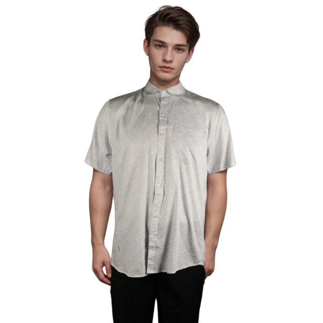 Men Short Sleeve Printed Shirt