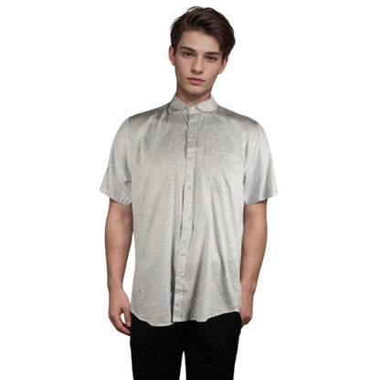 Men Short Sleeve Printed Shirt