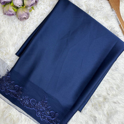 Mix & Match Dull Satin + Border Lace