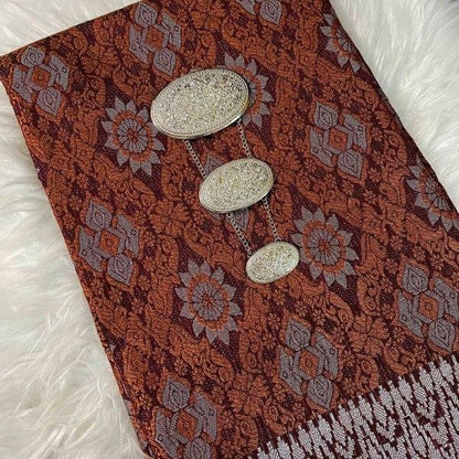 Orange Songket 44"