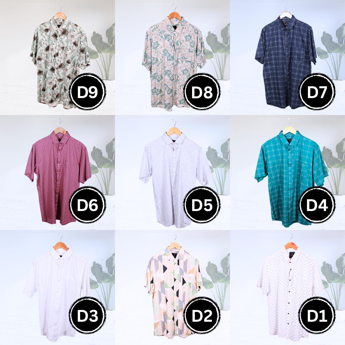 Men Short Sleeve Printed Shirt