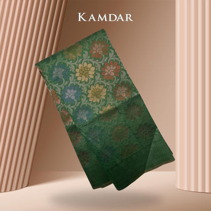 Floral Garden Metallic Songket 44"